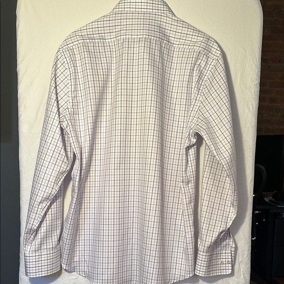 Twillory Tailored Fit Dress Shirt with Classic Collar - Picture 4 of 4